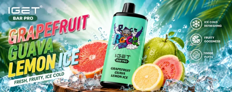 IGET Bar Pro Grapefruit Guava Lemon Ice Review: Honest 14-Day Test Results (9,621 Puffs Logged)