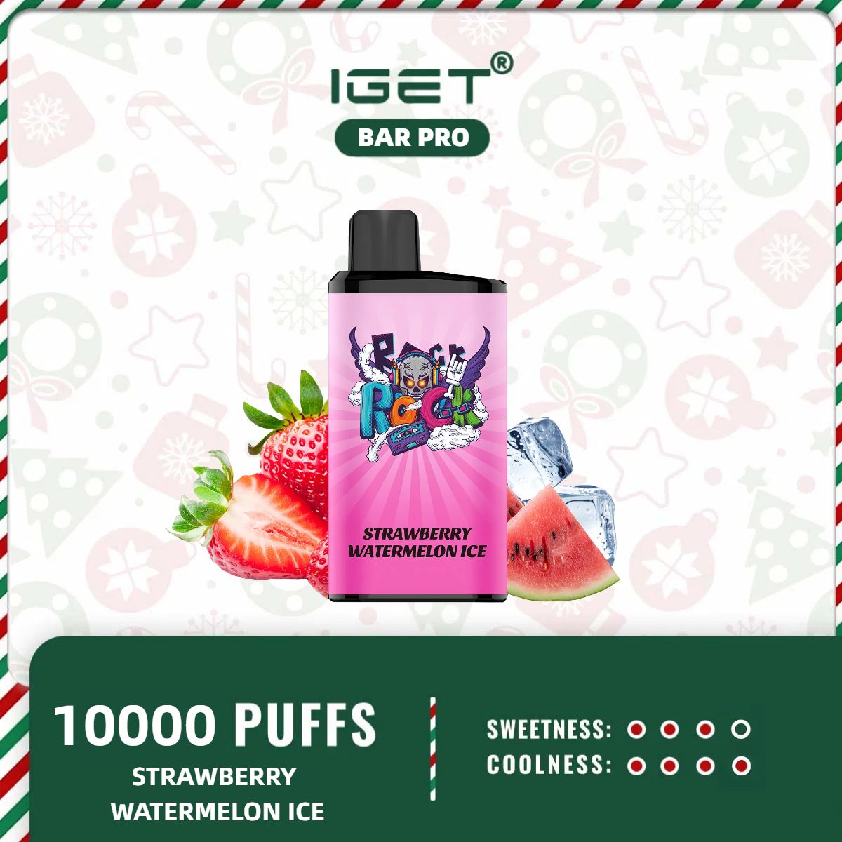 IGET BAR PRO - Strawberry Watermelon Ice - Image 2