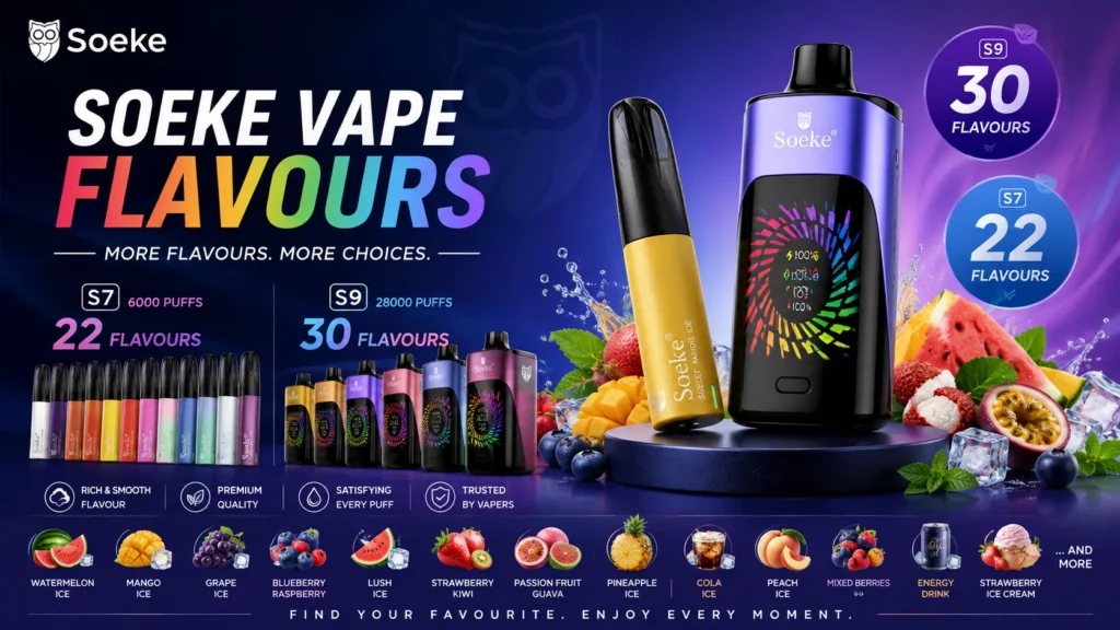 Soeke Vape Review Australia: Hands-On Test of SOEKE S7 (6,000 Puffs) & S9 (28,000 Puffs)