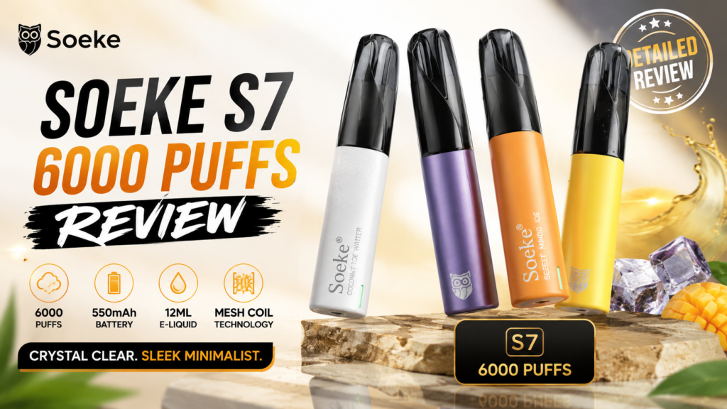 Soeke S7 6000 Puffs Review: My Brutally Honest 12-Day Test